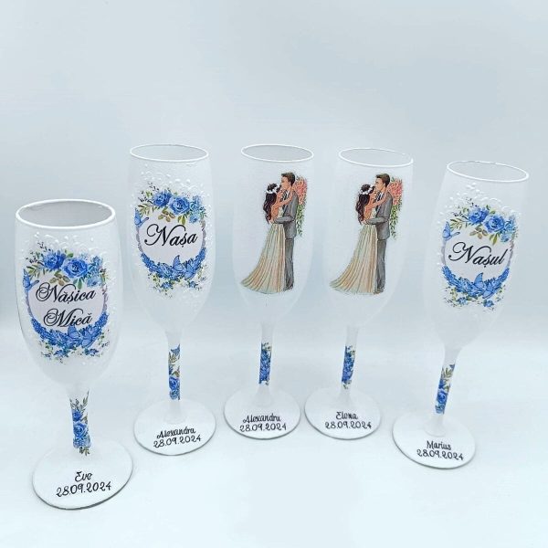 Set 5 pahare personalizate pentru miri, nasi si nasa mica FEIS407025 (3)