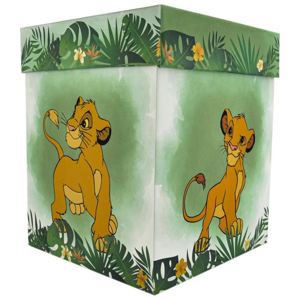 cutie bani dar botez personalizata cu jungle si leul simba 2