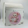 Cutie Dar Botez, Fetita, din placaj lemn, dim. 26x26x31 cm ILIF408021 (7)