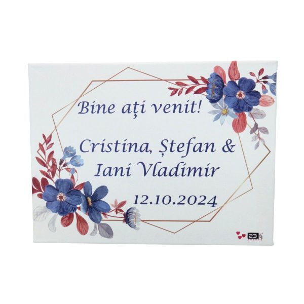 Tablou Bine ati Venit nunta, Personalizat, Toamna m2, dim. 94 ×55 cm ILIF410018 (3)