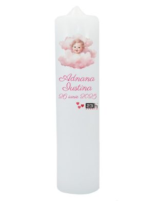 Lumanare botez fetita, model Personalizat, Bebe norisori ILIF411053