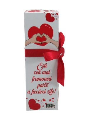 Cadou Iubită Dragobete Valentines Day, cutiuță cadou Cea mai frumoasă parte a zilei ILIF501056 (3)