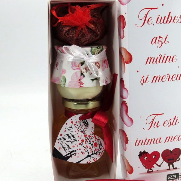 Cadou Iubită Dragobete Valentines Day, cutiuță cadou Ești inima mea ILIF501055 (1)