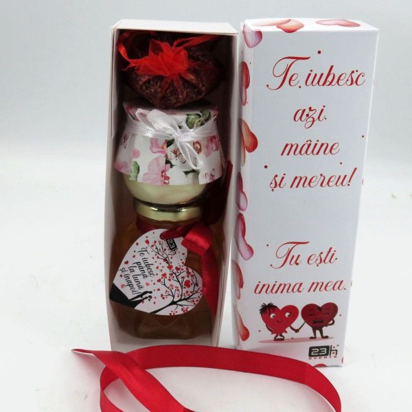 Cadou Iubită Dragobete Valentines Day, cutiuță cadou Ești inima mea ILIF501055 (4)