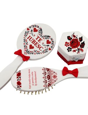 Cadou Iubită Dragobete Valentines Day set 3 piese Te Iubesc ILIF501058