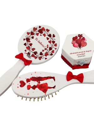 Cadou Iubită Dragobete Valentines Day set 3 piese Te Iubesc m2 ILIF501063