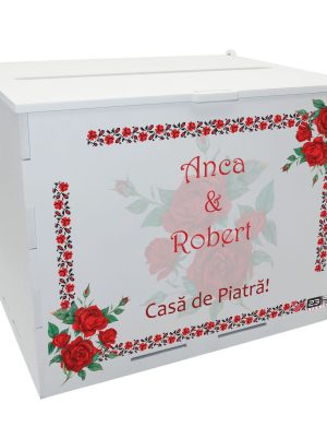 Cutie dar nuntă, Tradițional m1, model personalizat, 27x20x21cm – ILIF501049