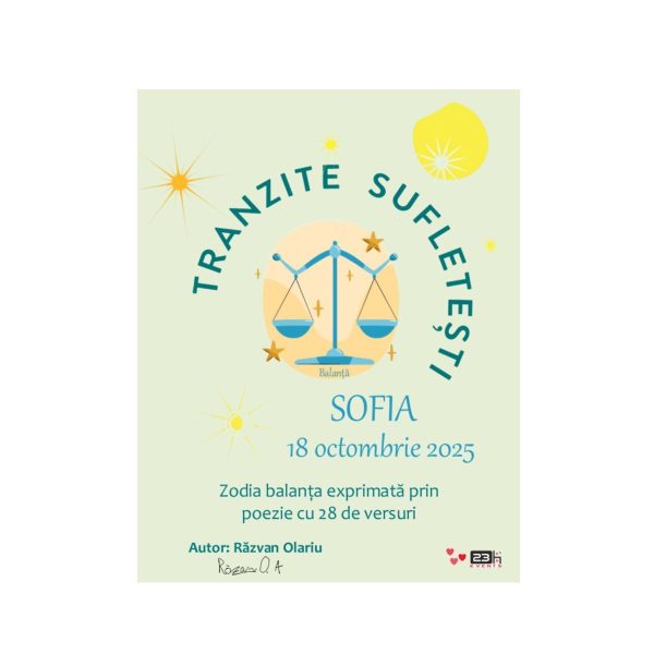 Mărturie botez personalizată Poezie Zodia Balanță 1 ILIF501050