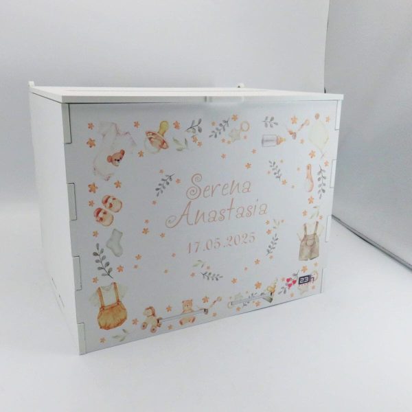 Cutie dar botez, Puritate, model personalizat, 27x20x21cm ILIF502023 (13)