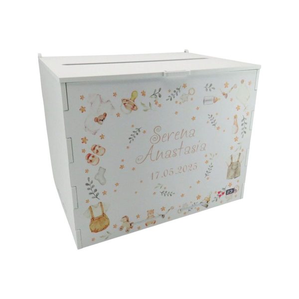 Cutie dar botez, Puritate, model personalizat, 27x20x21cm ILIF502023 (7)