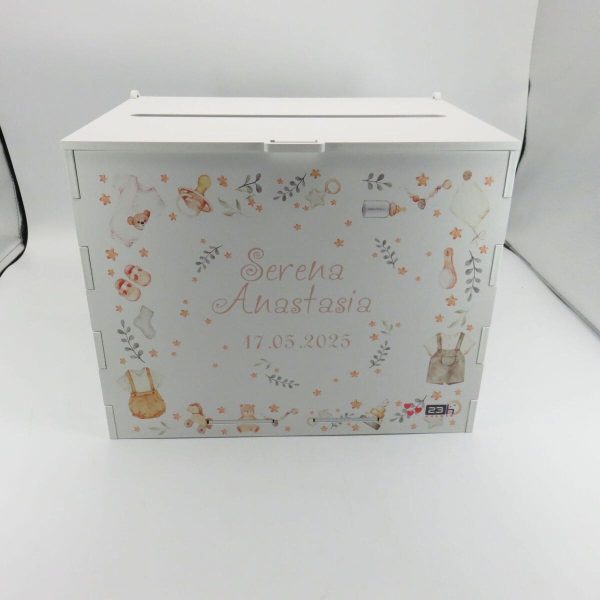 Cutie dar botez, Puritate, model personalizat, 27x20x21cm ILIF502023 (8)