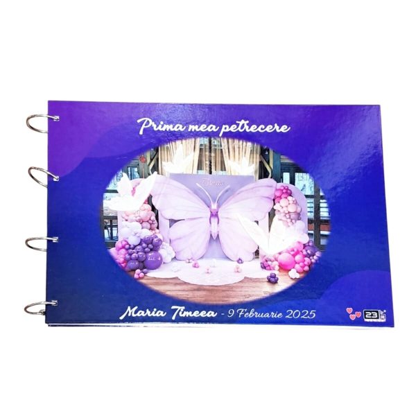 Guest Book personalizat Botez carte mesaje invitați ILIF502017 (1)