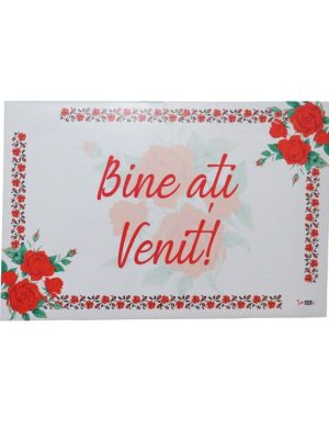 Panou Bine Ați Venit! Tradițional m1 Nepersonalizat, dim. 90×60 cm – ILIF502006