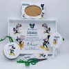 Set Tavita Mot (turta), Mickey Mouse model personalizat cu 6 piese, verde FEIS502011