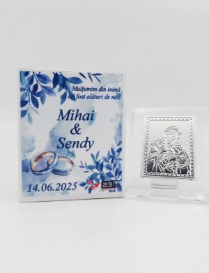 Mărturie nuntă, iconiță în cutie personalizată, Divine – ILIF503033