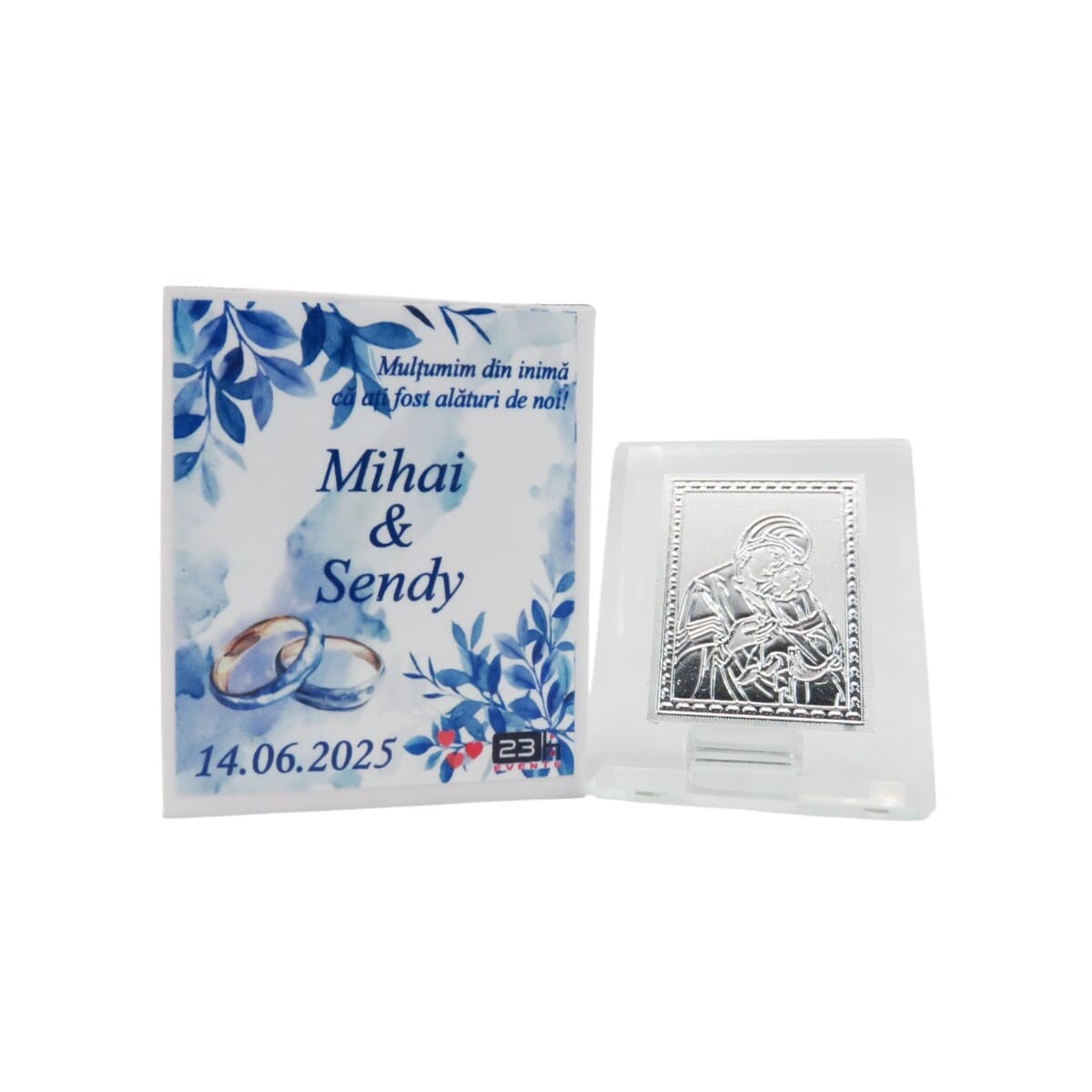 Mărturie nuntă, iconiță în cutie personalizată, Divine ILIF503033 (3)