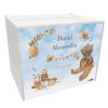 Cutie dar botez băiețel, model personalizat Albinuțe, 27x20x21cm ILIF504060
