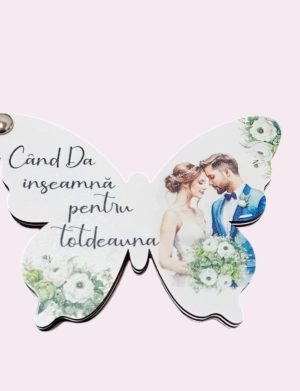 Cutiuță verighete, model nepersonalizat, Fluturaș – ILIF504032