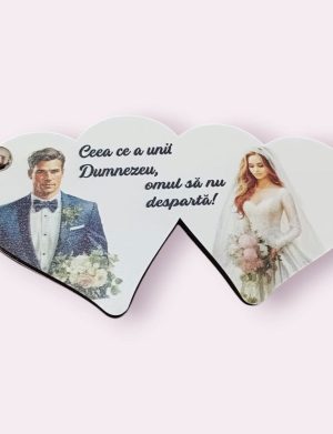 Cutiuță verighete, model nepersonalizat, Inimioare – ILIF504031