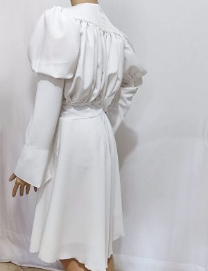 Rochie de mireasă sau cununie civilă, scurtă – LLDJ504003