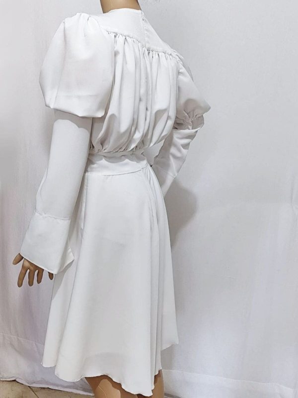 Rochie de mireasă sau cununie civilă, scurtă LLDJ504003 (4)