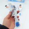 Set 2in1 Gătit Mireasă și Mire, Something Blue, model personalizat, 6 piese FEIS504007 (1)