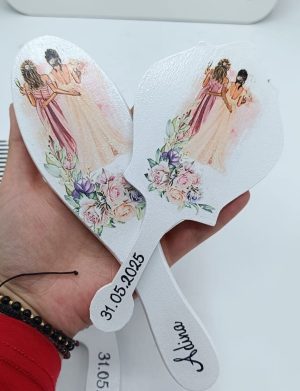 Set 2in1 Gătit Mireasă și Mire, model deosebit cu tablou personalizat, 7 piese – FEIS504008