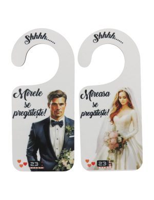 Agățători ușă nuntă, set mire și mireasă – ILIF505035