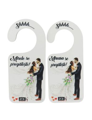 Agățători ușă nuntă, set mire și mireasă – ILIF505039