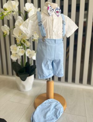 Costumaș botez băiețel, Vară – bleu – ILIF505019