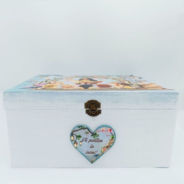 Cutie pentru amintiri Educatoare/Invățătoare - Vă purtăm în inimi - model personalizat cu nume copii - FEIS505004 - Image 5