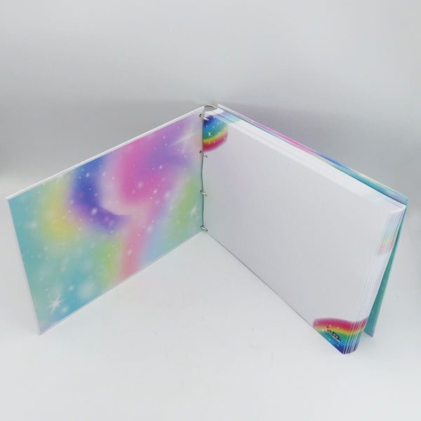 Guest Book Botez – carte mesaje invitați Prima mea petrecere, Curcubeu ILIF505063 (5)