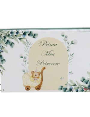 Guest Book Botez – carte mesaje invitați Prima mea petrecere, Frunze ILIF505064 (4)