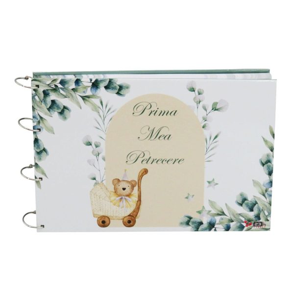 Guest Book Botez – carte mesaje invitați Prima mea petrecere, Frunze ILIF505064 (4)