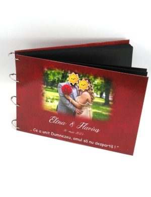 Guest Book – carte mesaje invitați, model deosebit cu grena, personalizat – ILIF505062