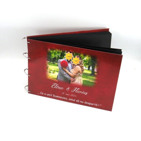 Guest Book carte mesaje invitați, model deosebit cu grena, personalizat ILIF505062 (6)