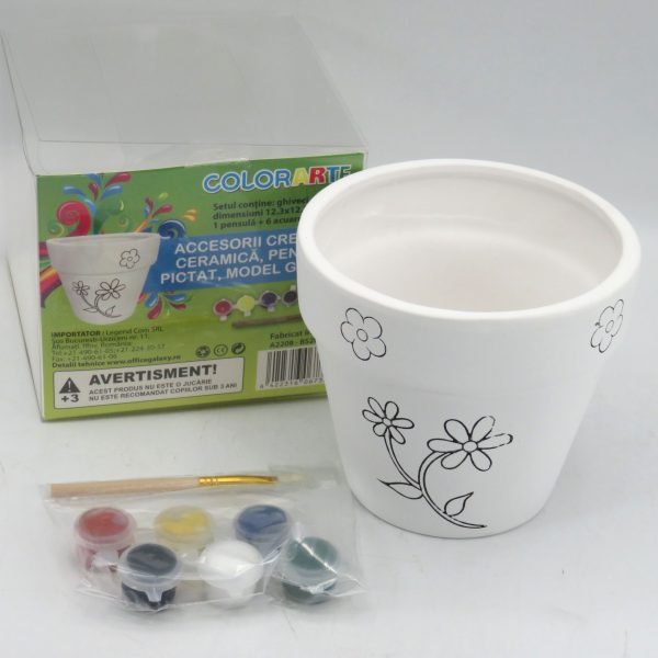 Kit pictură copii, Ghiveci ILIF505075 (1)
