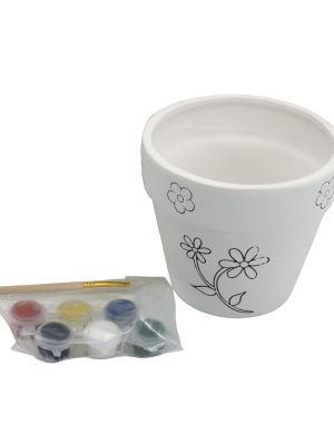 Kit pictură copii, Ghiveci ILIF505075 (2)