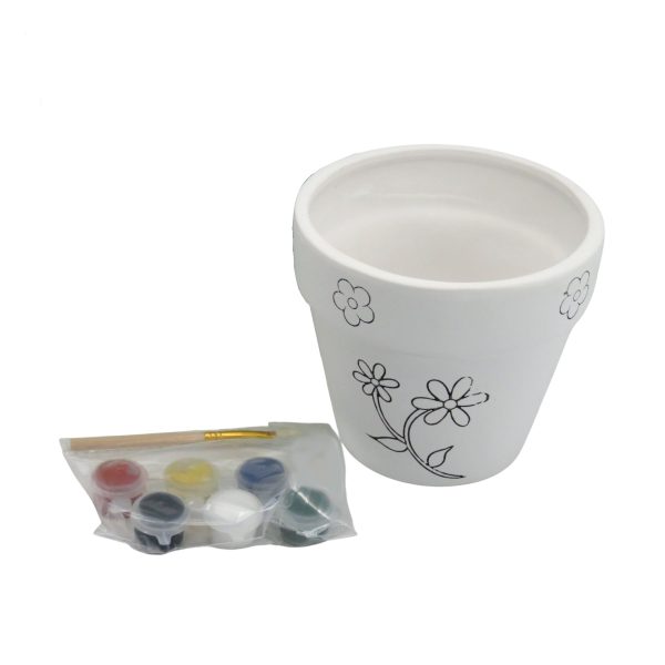 Kit pictură copii, Ghiveci ILIF505075 (2)