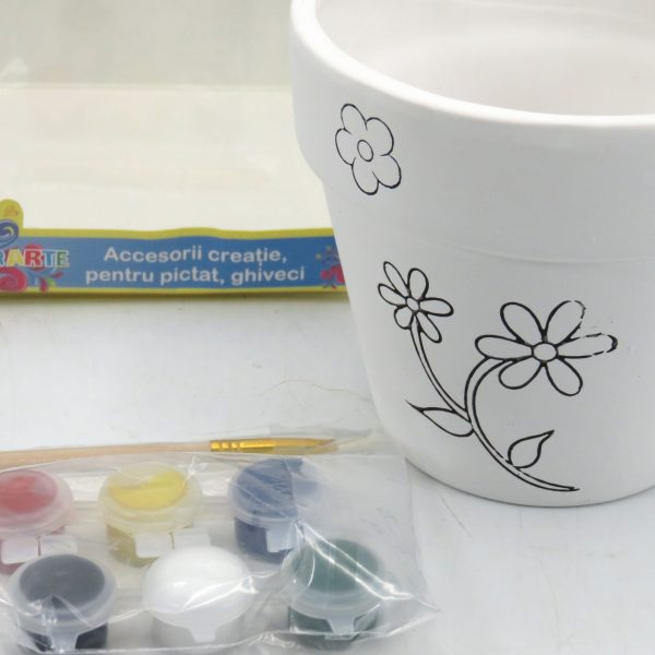 Kit pictură copii, Ghiveci ILIF505075 (8)
