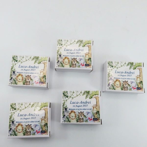 Mărturie botez, iconiță în cutie personalizată, Safari ILIF505029 (5)