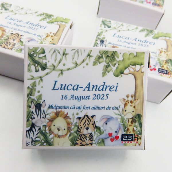 Mărturie botez, iconiță în cutie personalizată, Safari ILIF505029 (7)