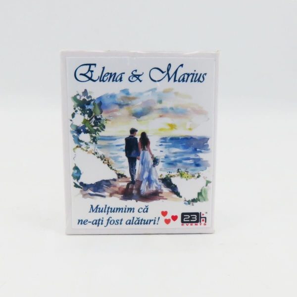 Mărturie nuntă, iconiță în cutie personalizată, By The Sea ILIF505030 (2)