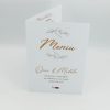 Meniu nuntă cu design floral abstract, model personalizat, dim. 15x21 cm - MIBC505003 - imagine 4