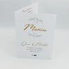 Meniu nuntă cu design floral abstract, model personalizat, dim. 15x21 cm - MIBC505003 - imagine 3