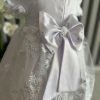 Rochiță botez fetiță, albă cu danteluță albă ILIF505026 (1)