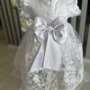 Rochiță botez fetiță, albă cu danteluță albă ILIF505026 (7)