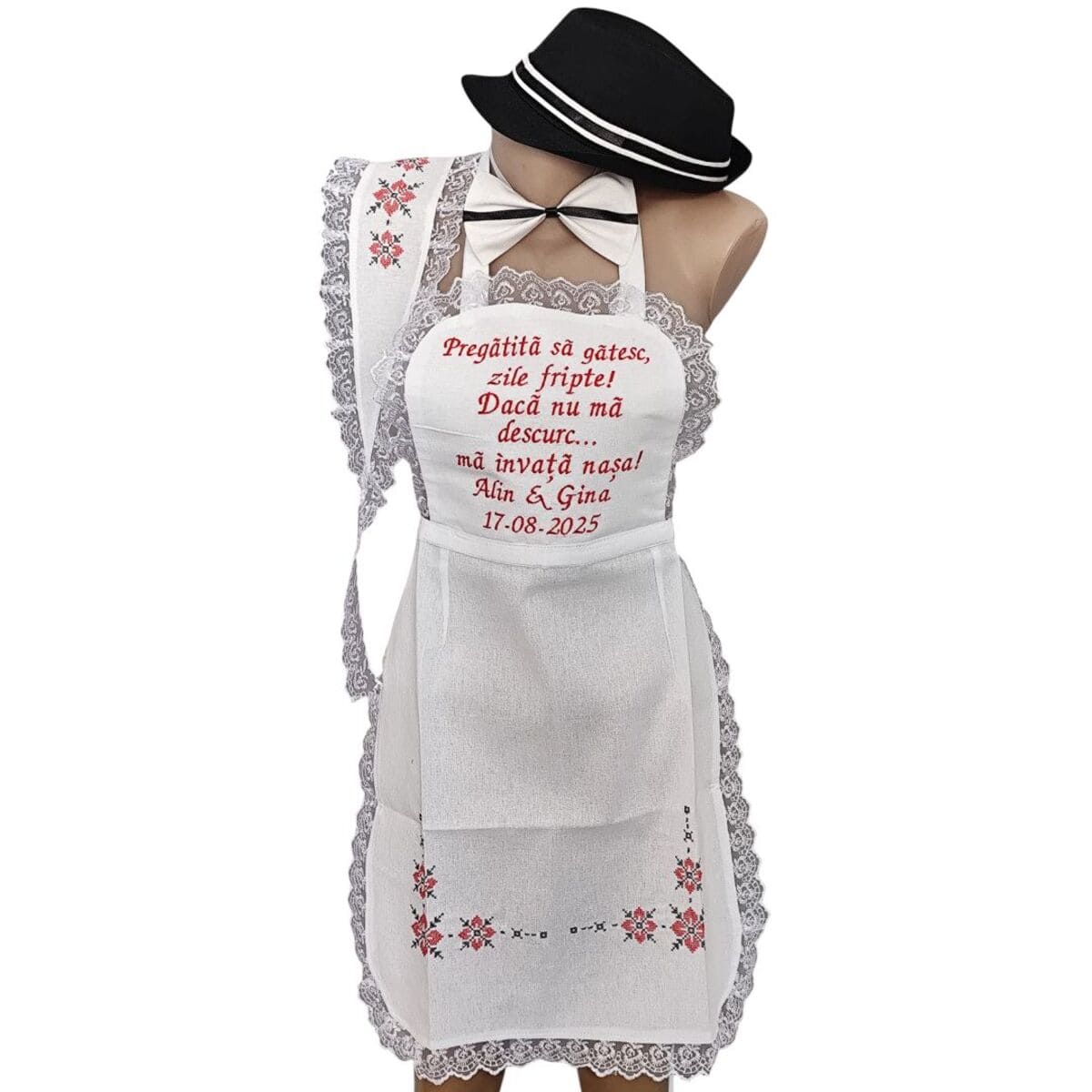 Set dezgatit mireasa mire model Personalizat Traditional Rosu 4 piese Zile Fripte LODIS505002 1