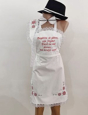 Set dezgătit mireasă-mire, model Personalizat Tradițional Roșu 4 piese – Zile Fripte – LODIS505002