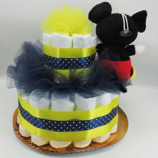 Tort scutece cu 1 etaj, mascotă Mickey SDSPH002 (5)